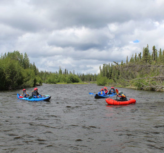 Kayaking in Alaska with Brooklyn To Alaska - McCarthy River Tours