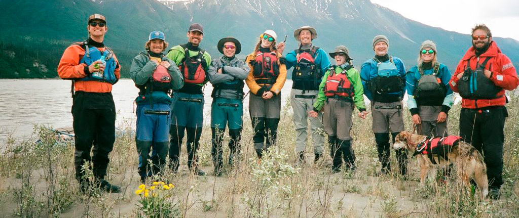 Group of raft guides - McCarthy River Tours
