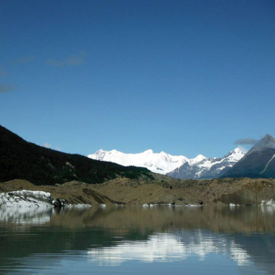 Views of Glacier Lake - McCarthy River Tours